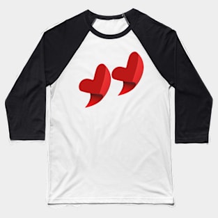 Two Hearts Baseball T-Shirt